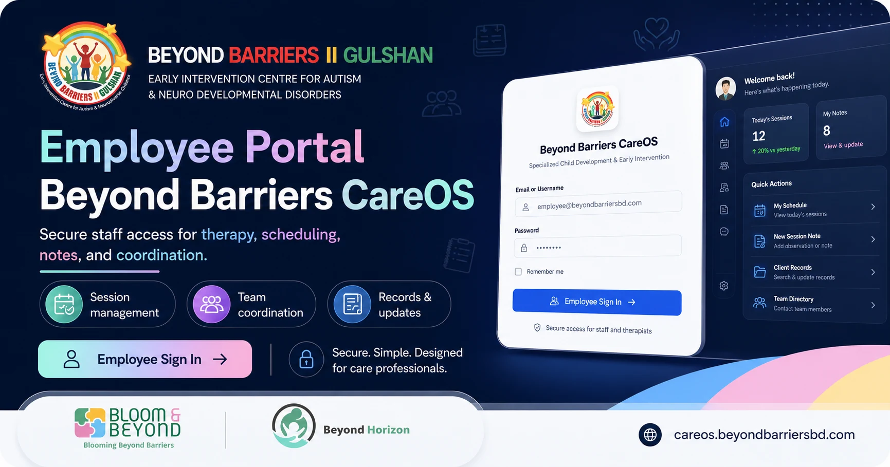 CareOS Clinician & Staff Portal