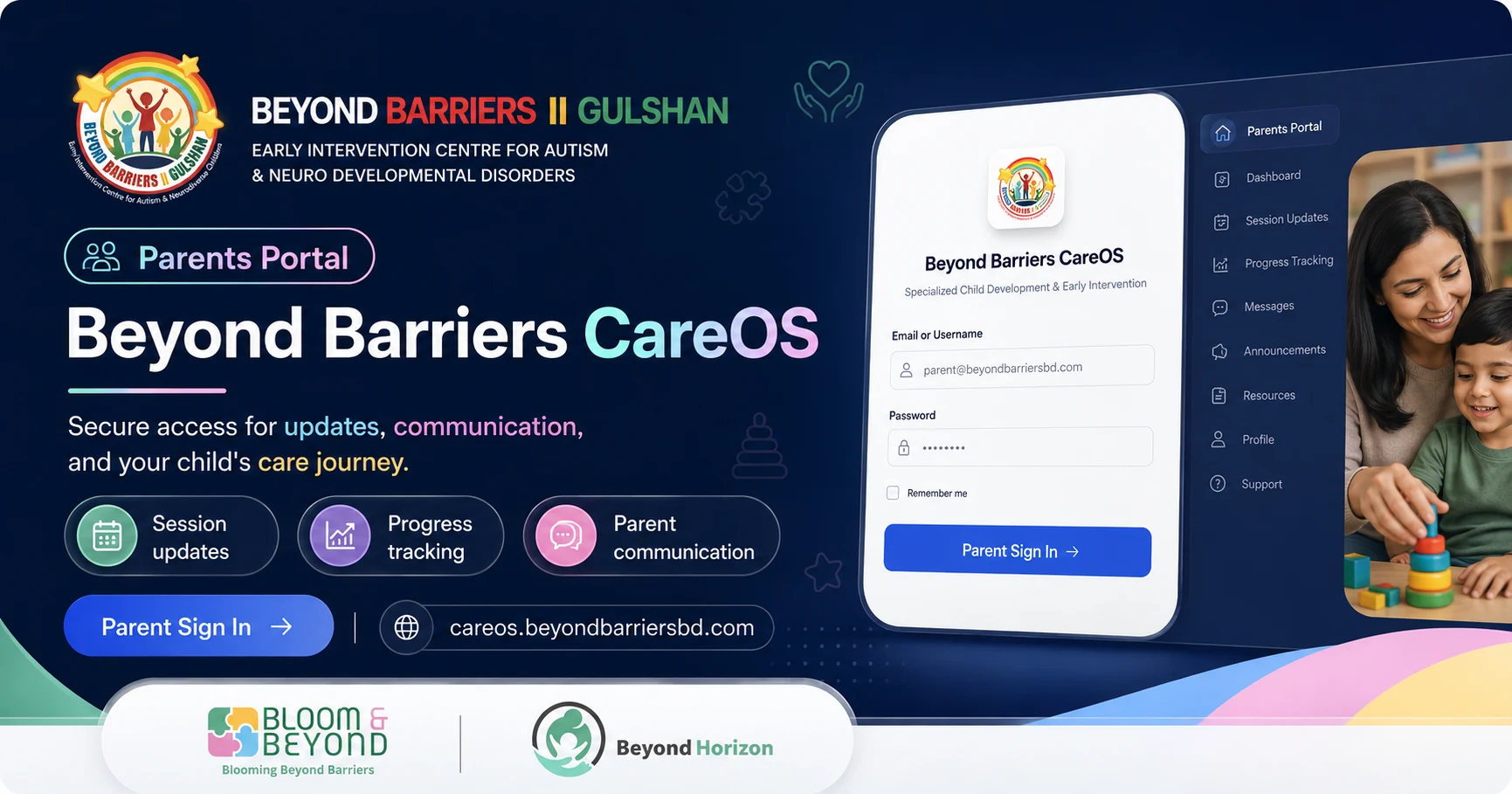 CareOS Parents & Family Portal